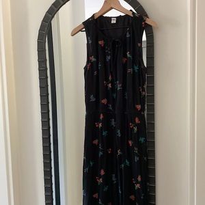 Black Floral Maxi Dress